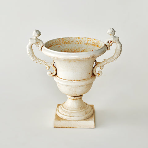 Urn with Two Ladies White