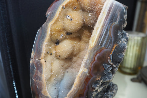 Crystal - Agate Cave on a Stand